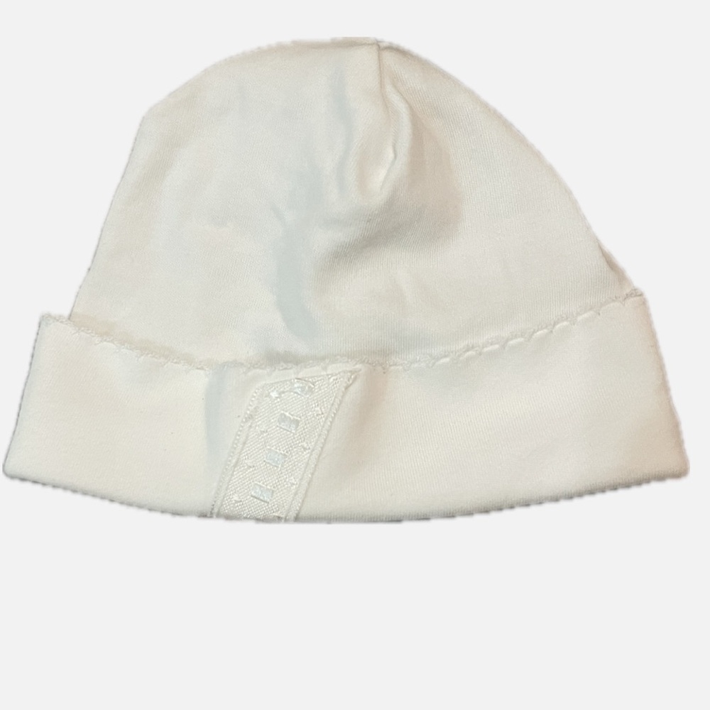 White Pima Cotton Baby Take Home Hat